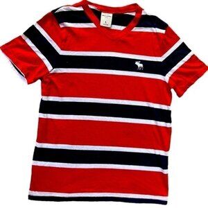 ABERCROMBIE Kids Striped Tee, Youth Large, Preloved